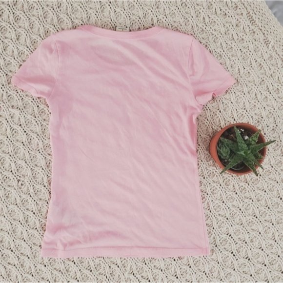 Abercrombie & Fitch Kids- Pink Cotton Tee- Large - Picture 4 of 6